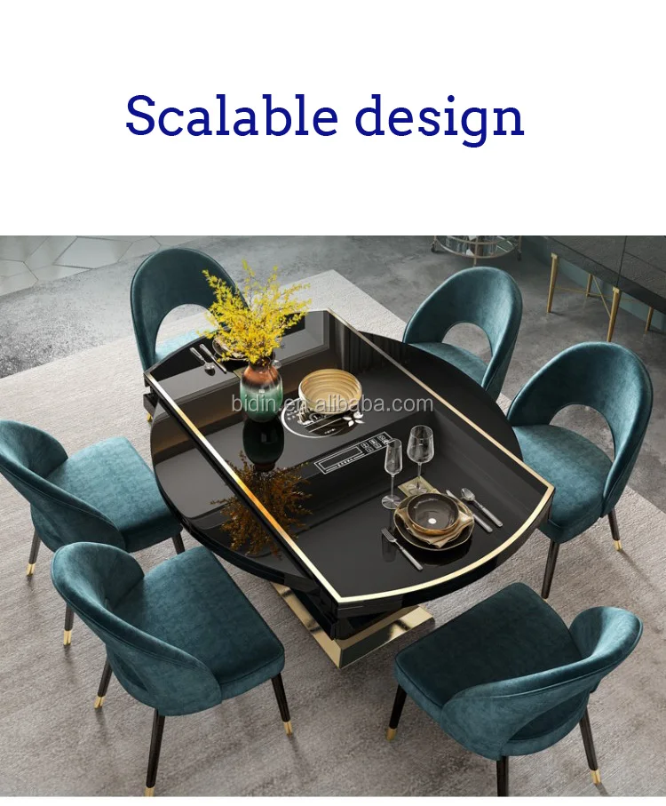 2019 Latest Design Dining Room Modern Luxury Dining Table - Buy Luxury ...