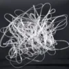 big size clear High temperature resistance antioxidant transparent TPU rubber band elastic rubber tube for packing