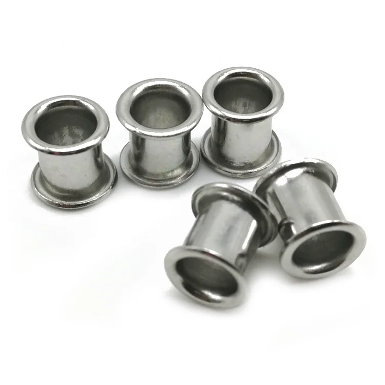 
Custom stainless steel / aluminum hollow tubular rivets for handbags 