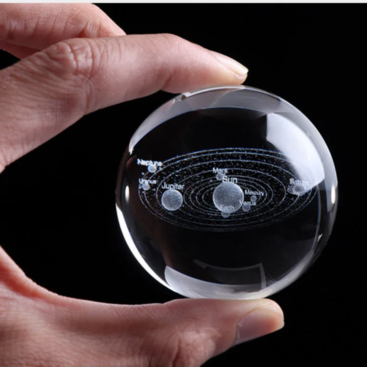 product 3d laser engraved milky way galaxy crystal ball for sale-37