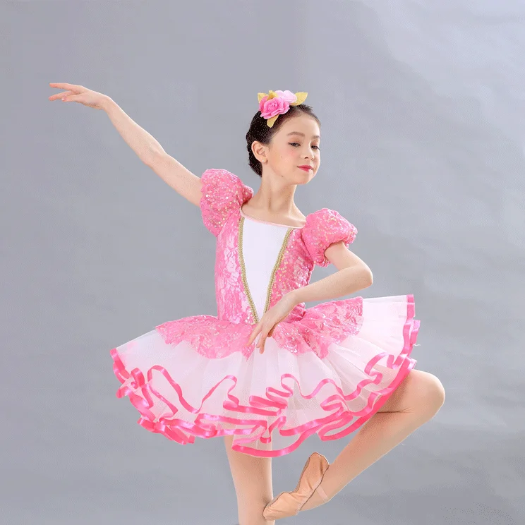 Dl036 Ballet Dress With Skirts Ballerina Clothing Ballet Girl Outfit