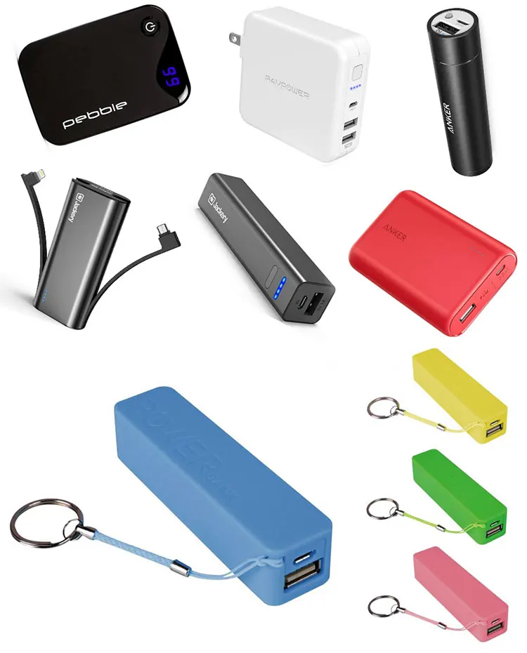 Hot BOX 10pcs 5000mAh power banks rental power bank stations with 5/2.4A Port with lightning, type c, android cable - ANKUX.COM