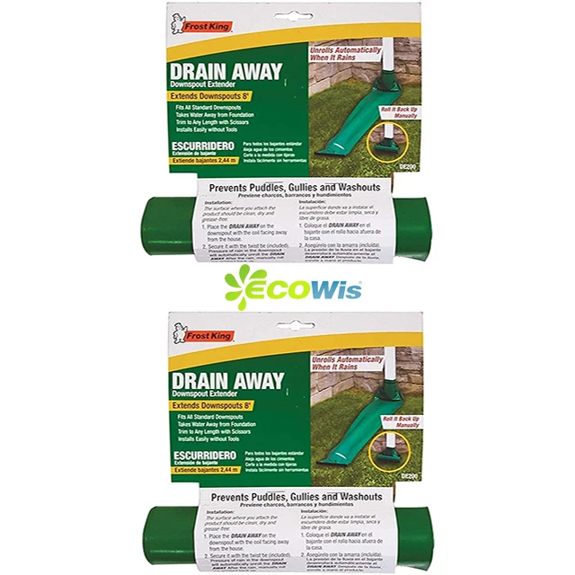 Roll Out Gutter Downspout Extension,Standard Plastic Drain Away