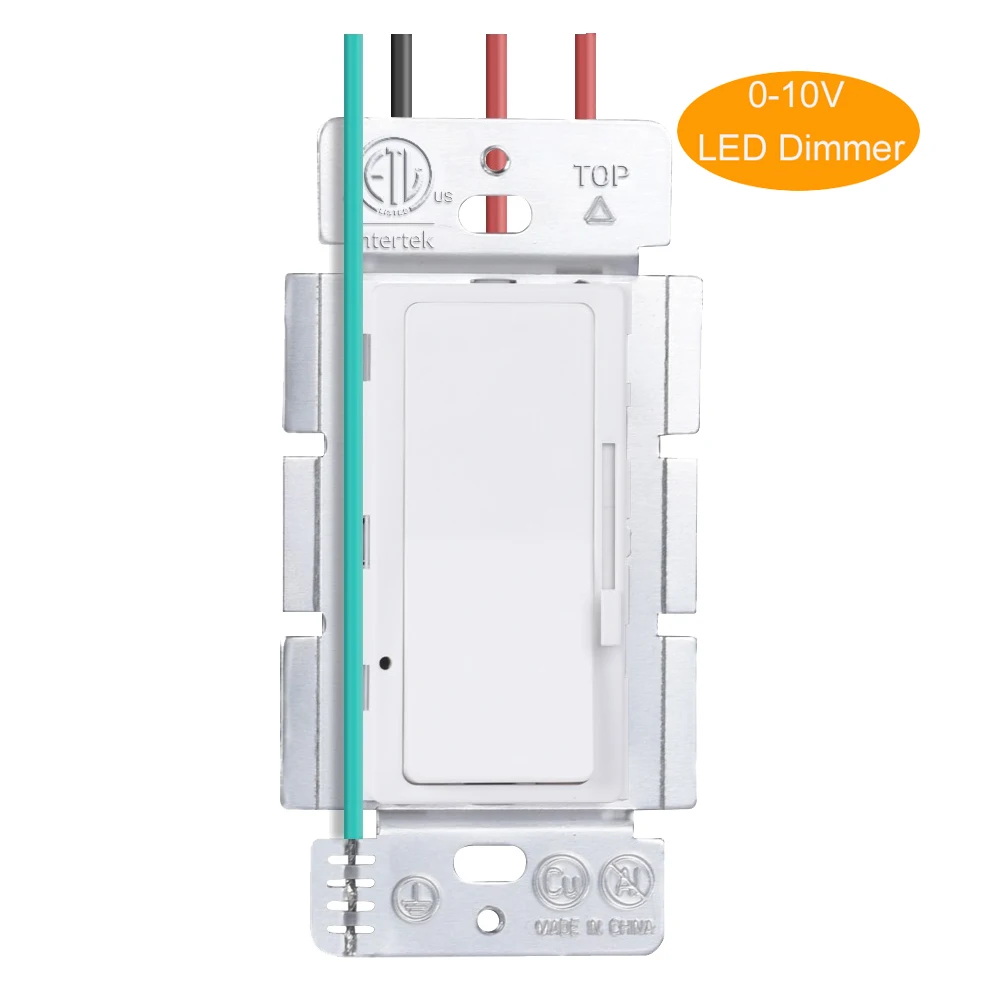 0-10V Dimming Led Dimmer Controller Switch 300W LED Light Dimmer Switch