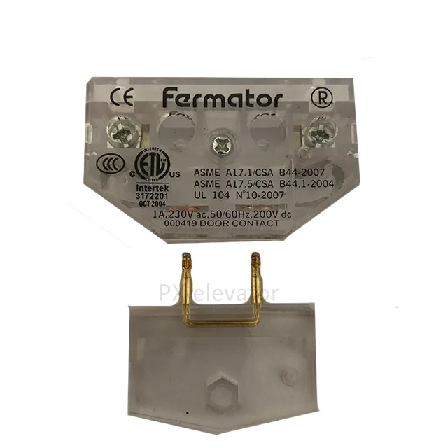 Fermator Elevator Door Contact Limit Switch Landing Door For Car Door