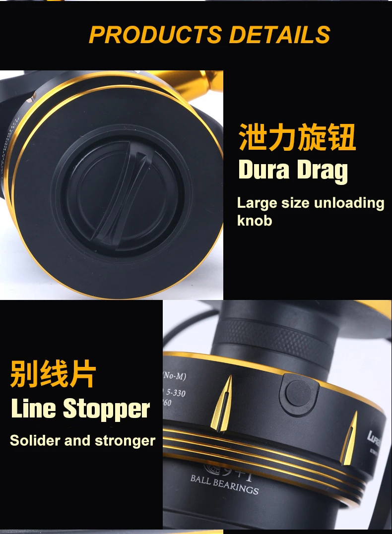 Lurekiller Fishing Reel Japan Surf Casting Fishing Spinning Reel