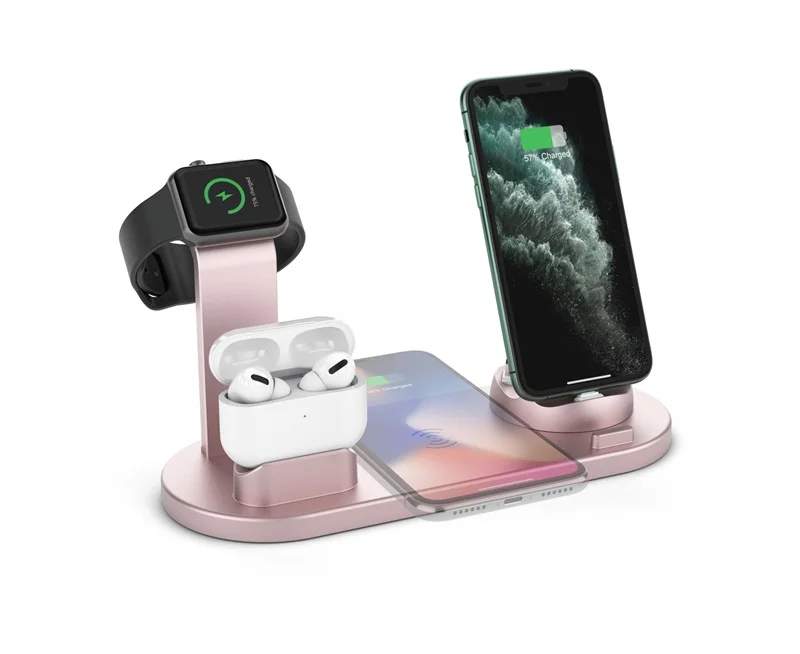 3 in 1 10W Fast Wireless Charger Dock Station Fast Charging For iPhone XR XS Max 8 for Apple Watch 2 3 4 For AirPods For Samsung