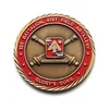 Custom commemorative antique gold challenge coin