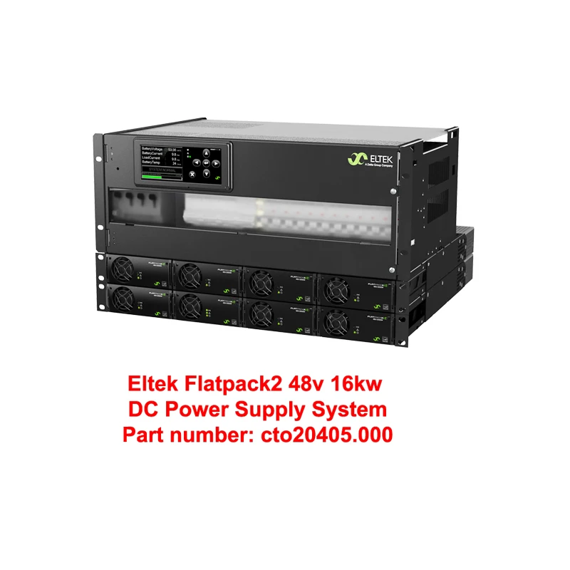 Eltek Fp2 48v 24kw Rectifier Flatpack2 48/2000 She 5u7u Integrated