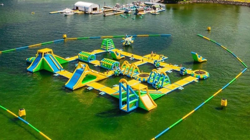 Inflatable Floating Water Park Equipment,,Harrison Inflatable Water ...