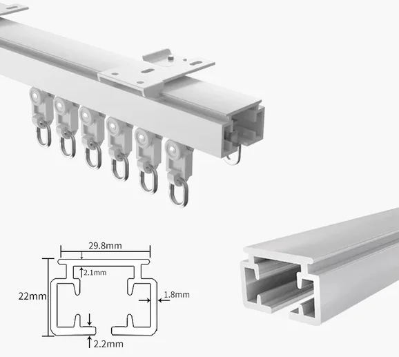 Motorized Curtain Rail Electric Curtain Track Rail Buy Electric
