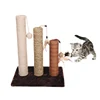 Three Columns Cat Scratching Post Tree Climbing Simple Cat Tree Sisal