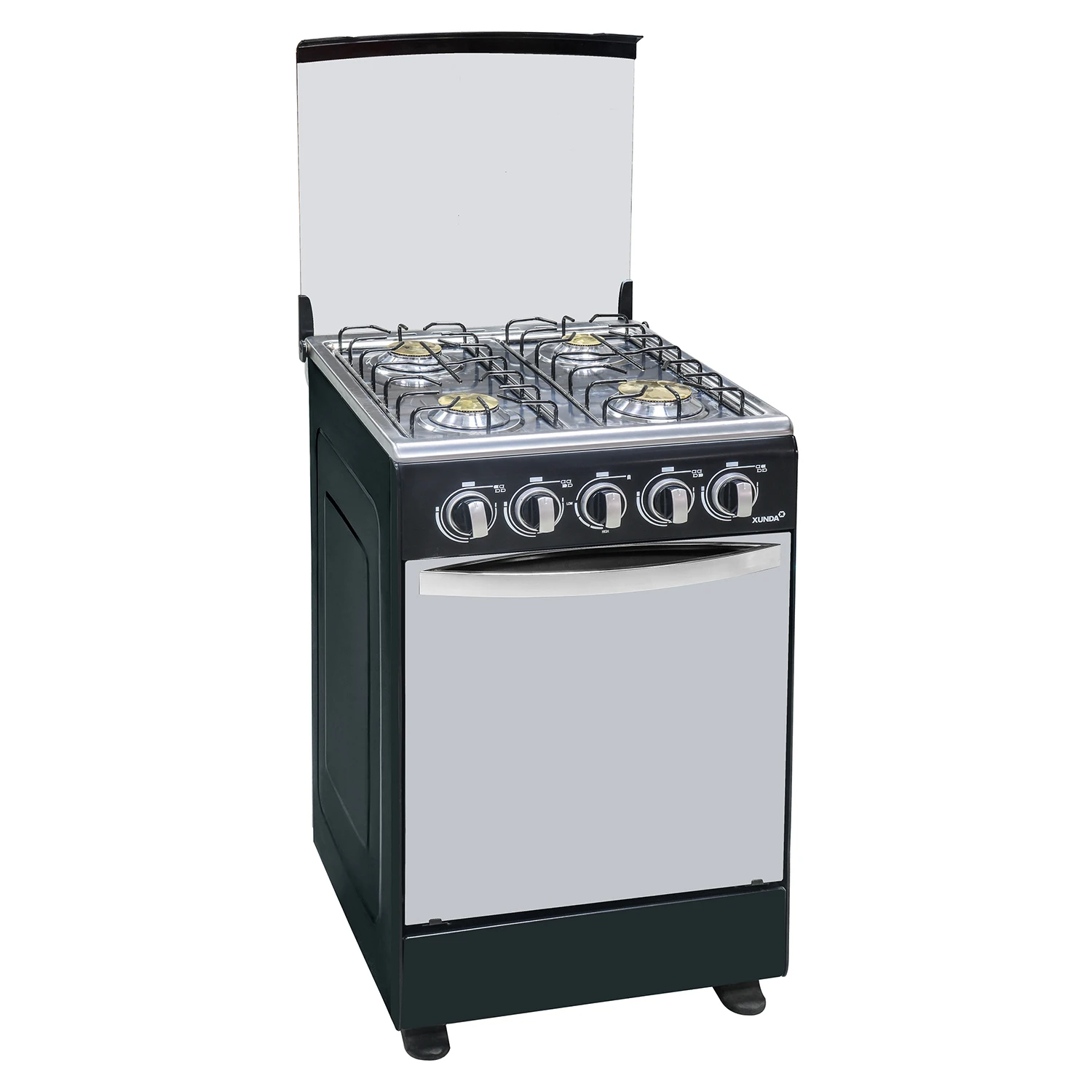 Xunda Free Standing Gas Stove And Oven Stainless Steel Kitchen Gas