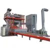 Steel sheet roller conveyor type surface cleaning sand blasting machine