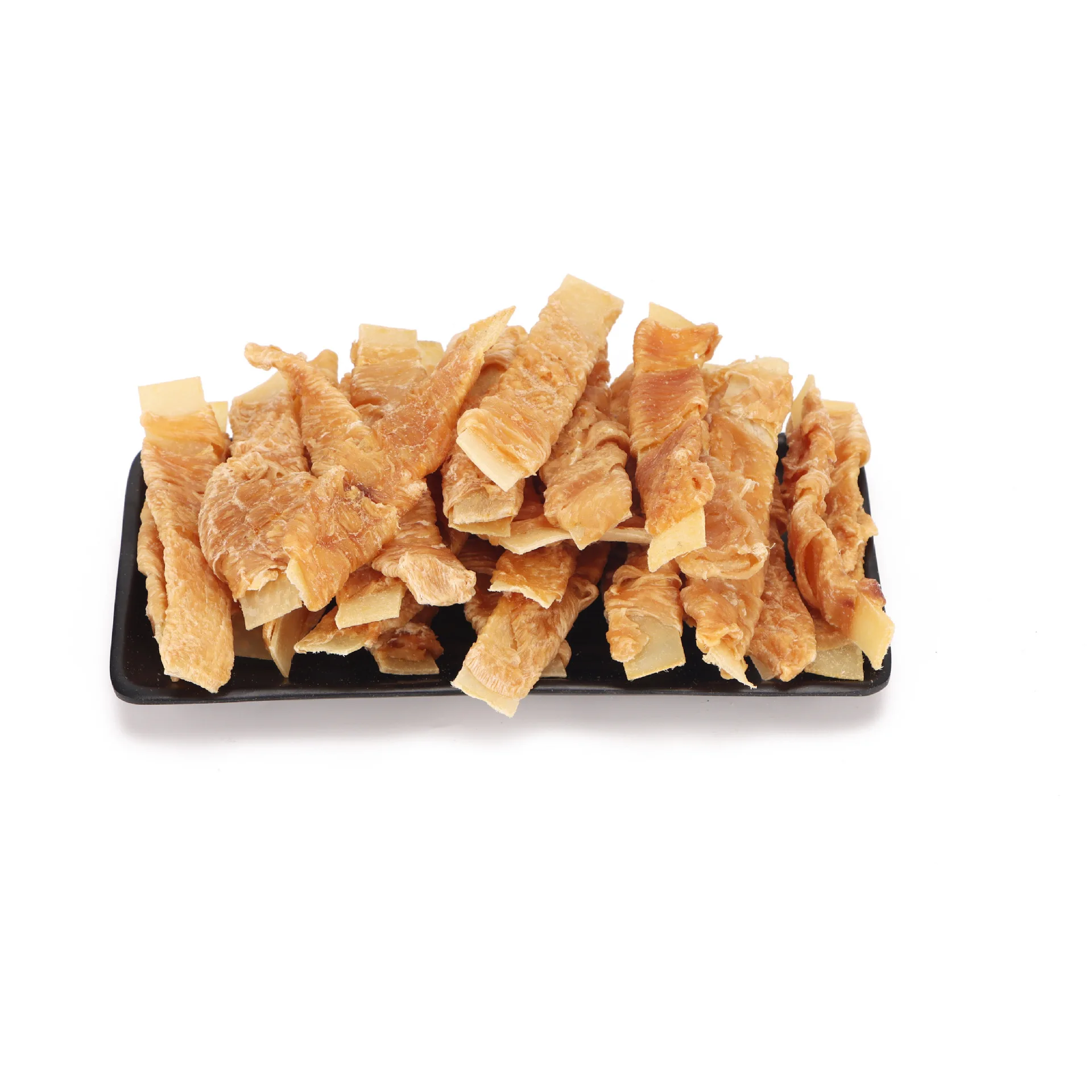 Chicken Wrapped Pig Skin Slices Molar Pure Meat Dog Snacks for Small & Medium Dogs-Pet Store Gifts Shelf Life None factory
