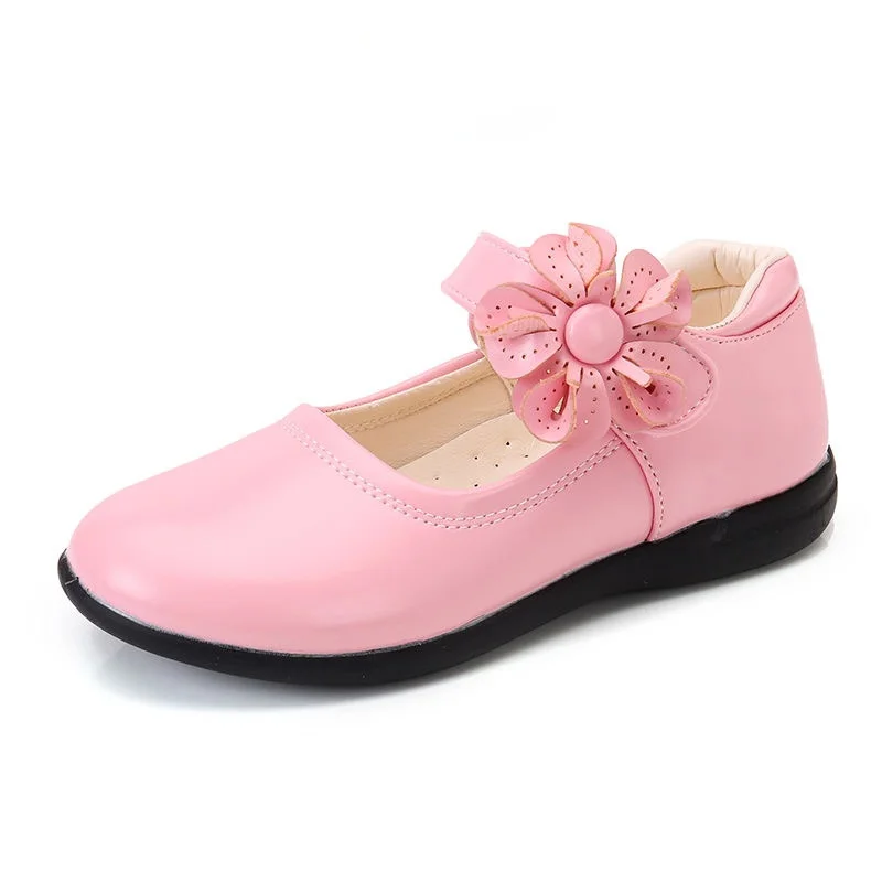 Kids Girls School Shoes Pu Casual Students Shoes With Good Quantity ...