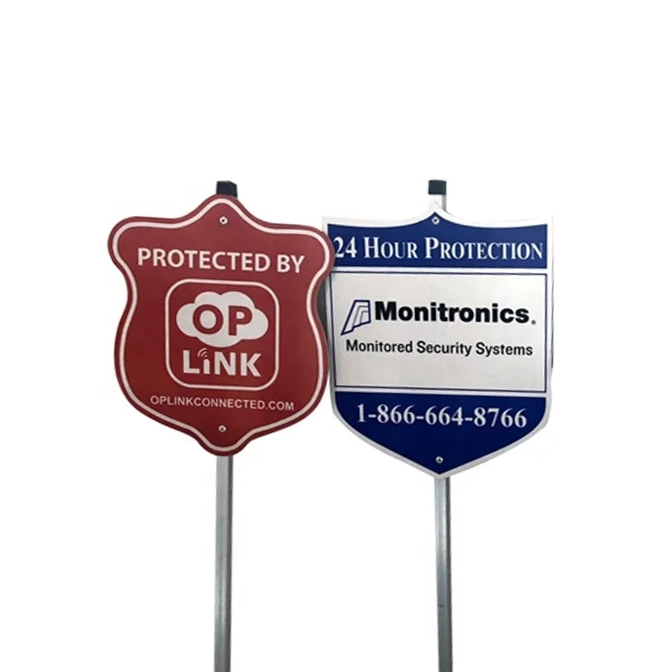 American Custom Adt Reflective Home Security Yard Sign With Stake Buy