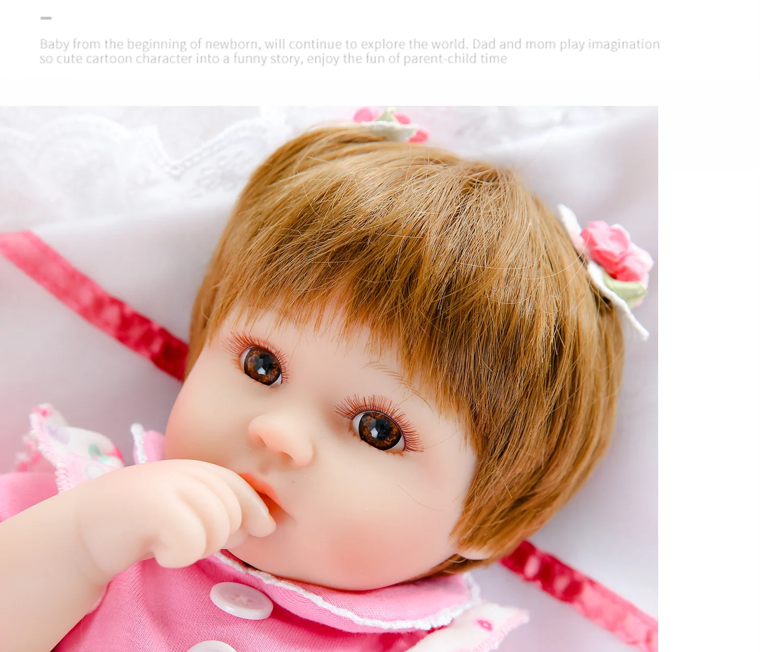 Sweet Collection Lifelike Realistic Reborn Baby Doll Lovely Fashion  Beautiful Girl Doll 17 Inch Real Baby Dolls| Alibaba.com