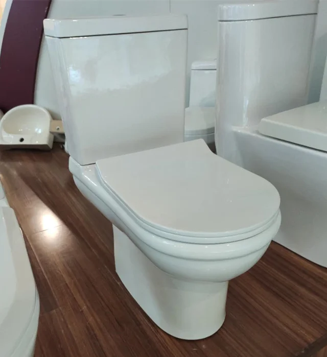 Popular ceramic wash down twyford ghana toilet bowl