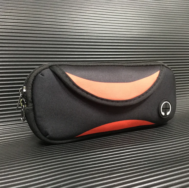 Solid Spandex Jogging Waist Bag Wholesales Nylon Polyester Running Waist Packs Cellphone Glasses Sports Slim Neoprene Bum Bag