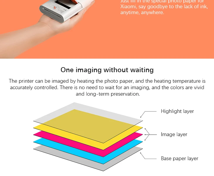 xiaomi zink photo printer