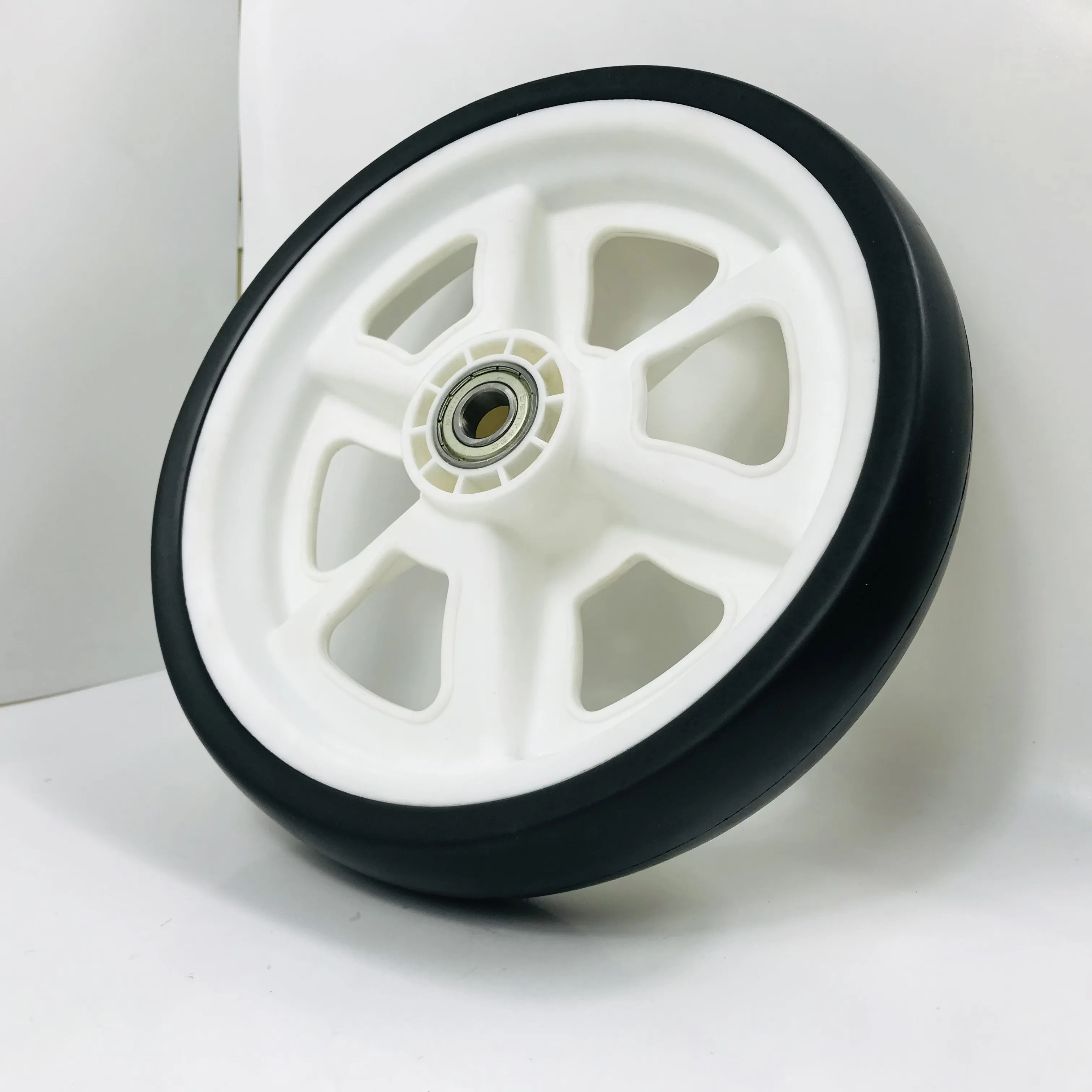 Lightweight Golf Trolley Wheel 8" Eva Foam Tires 3 Wheel Golf Caddy