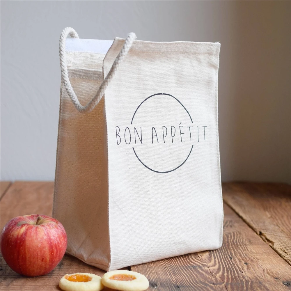 Waxed Canvas Lunch Bag