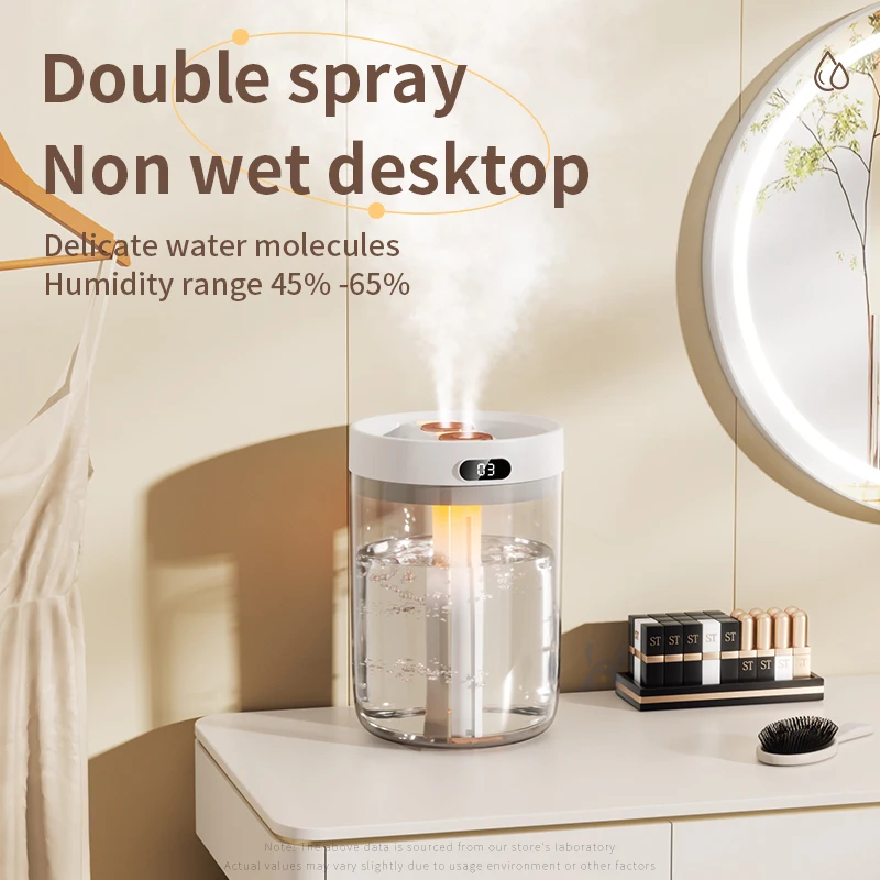 Gadgetoo Desktop Mini Dual Spray Humidifier Usb Small Household Atomizer Office Bedroom Fog Volume Air Humidifier H8 Water Noise Diffuser Gadgetoo Desktop Mini Dual Spray Humidifier Usb Small Household Atomizer Office Bedroom Fog Volume Air Humidifier H8 Water Noise Diffuser