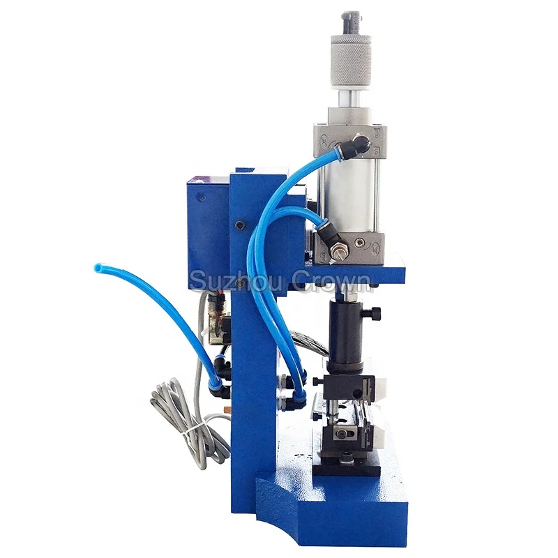 Pneumatic Small Thermocouple Wire Heat Stripping Machine Nylon Braided