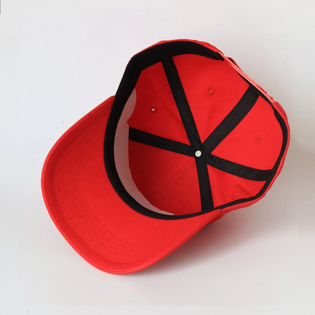 Hot Commodity Red Designer Baseball Cap With Good Quality And Small Moq