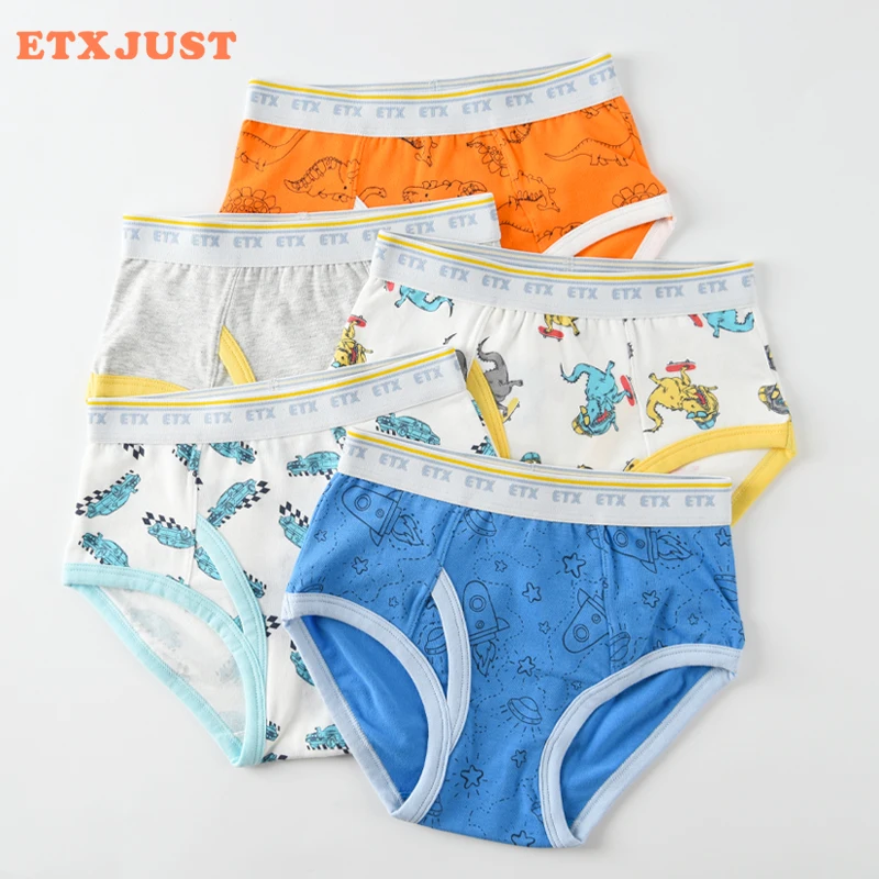 Soft Children's Underwear Boy Cartoon Cotton Baby Kids Boxer Shorts