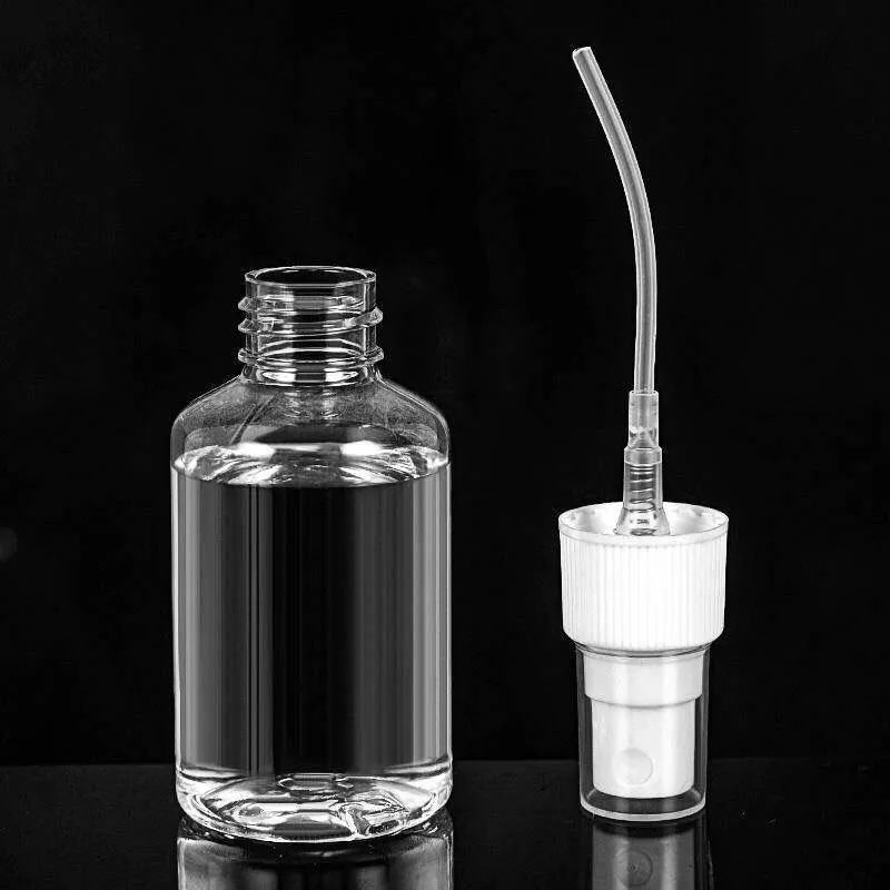 Fine Mist 30ml 50ml 60ml 100ml Cleaning Alcohol Mini Plastic PET Spray Sanitizer Bottles Manufacturer