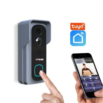 2019 Smart Home Wireless Ip Wifi Video Doorbell Rechargeable Battery