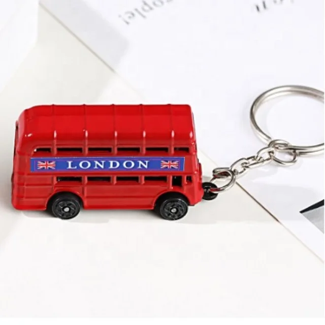 London Red&Blue Bus Key organizer Mailbox Key Holder Key Pendant Keychain Gifts. 