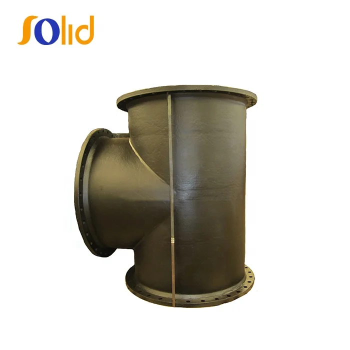 ISO2531, En545, En598 Ductile Iron Pipe Fitting DCI All Flange Equal Tee