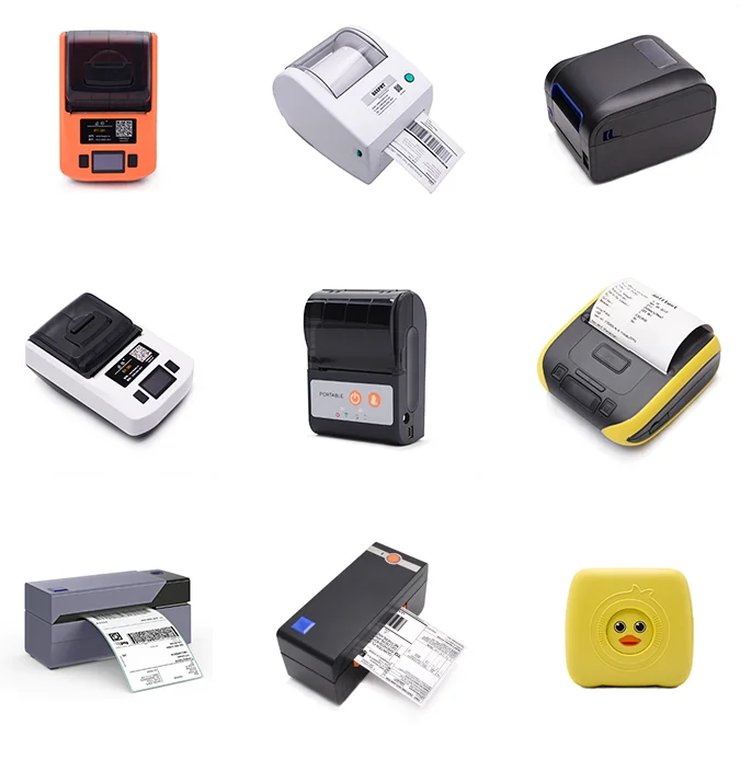thermal paper label printer