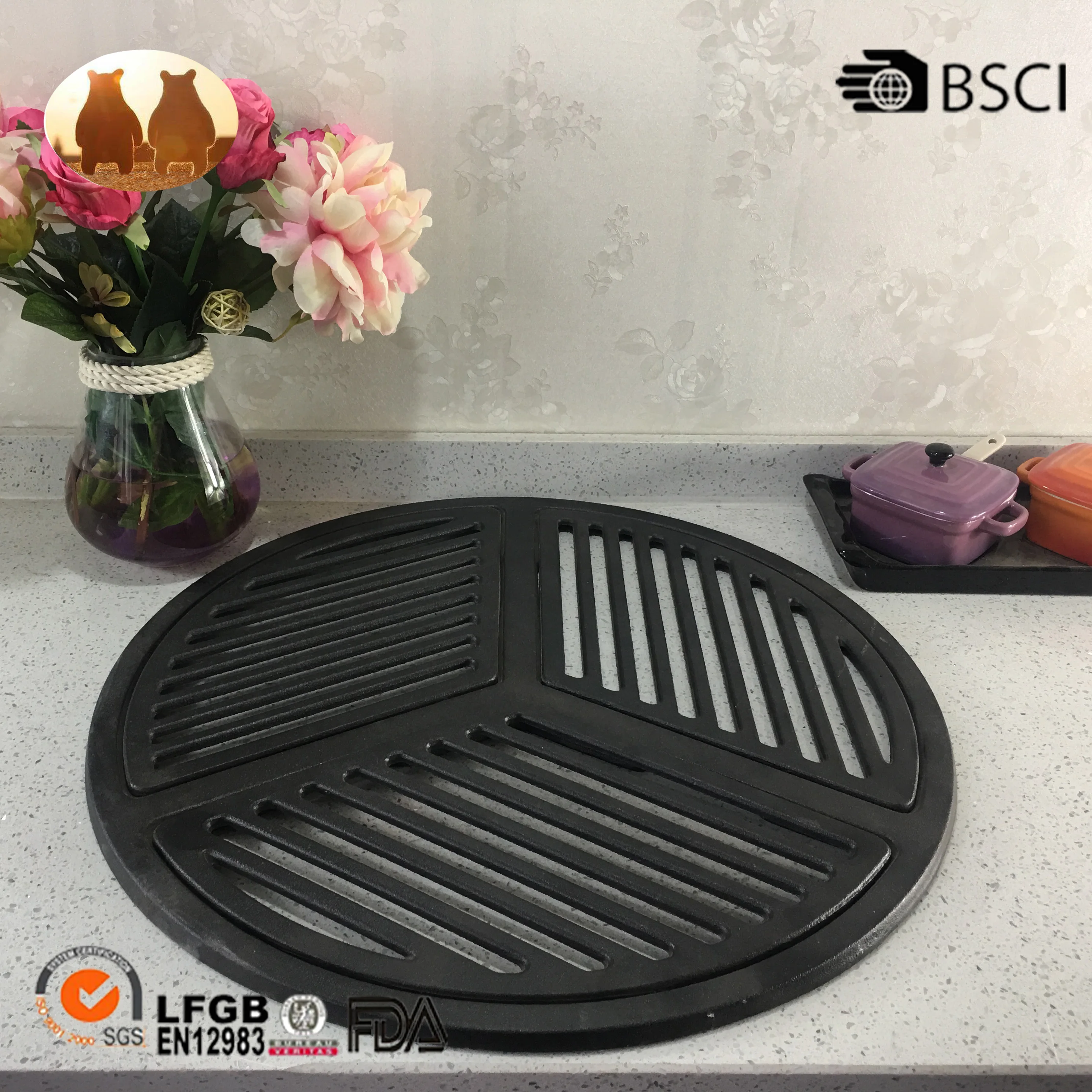 Cast Iron Detachable Grill Grate Buy Cast Iron Stove Grates,Round