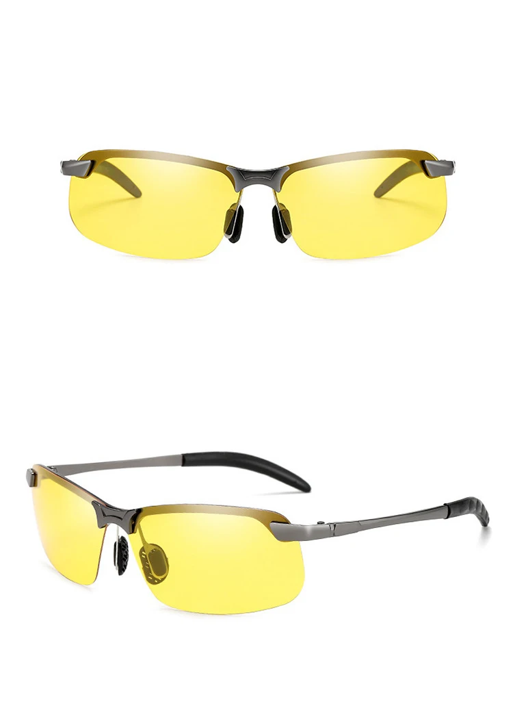 Photochromic Sunglasses Men Polarized Driving Chameleon Glasses Male Change Color Sun Glasses Day Night Vision Driver's Eyewear