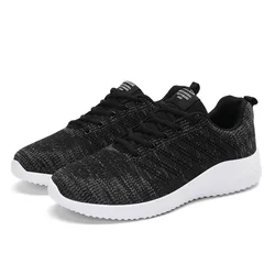 2021 autumn new girls sports shoes breathable non-slip fashion mesh large size running shoes 35-45 two colors