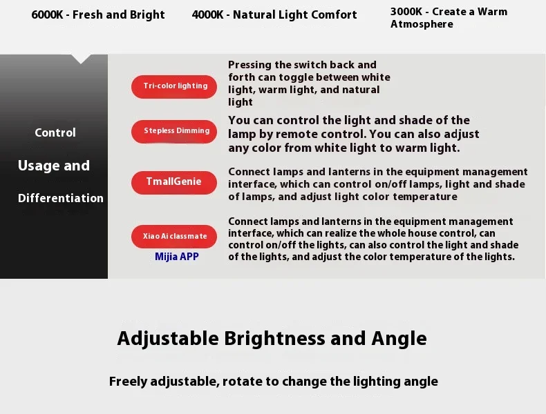 Modern Luxury Living Room Floor Iron Advanced Induction Sofa Corner Bedroom Bedside Table Integrated Night Fish Luring LampCE FCC