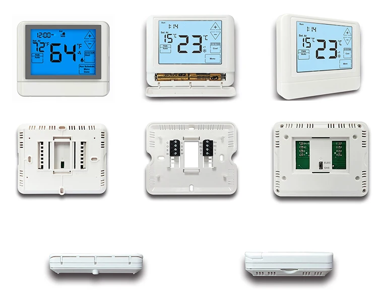 24V 1 Heat 1 Cool 7 Days Or 5 / 1 / 1 Programmable Touch Screen Smart Thermostat