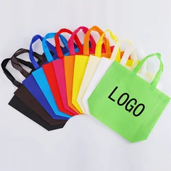 Custom Logo Bolsas Tnt Non-woven Bag High Quality PP Nonwoven Fabric Spunbond Shopping Ecobag Non Woven Bag Cloth Bag Wholesale