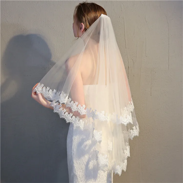 wedding veil with comb