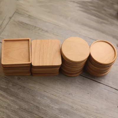 blank wooden coasters