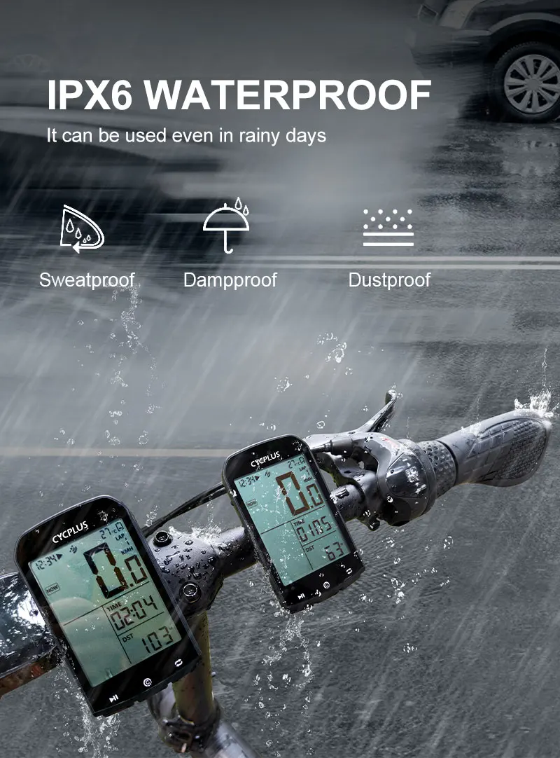 cycplus自行车监视器自行车自行车计算机gps自行车计算机与速度踏频