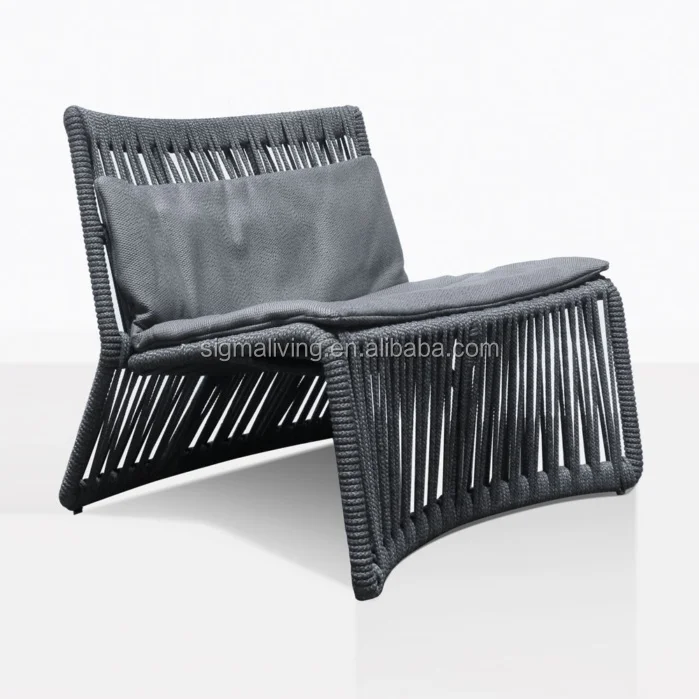 Hot sale comfortable outdoor furniture hand woven garden furniture rope chair