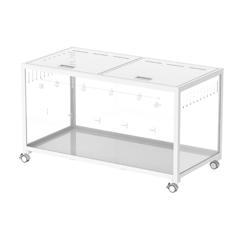 BUCATSTATE ケージ 100cm Luxury Large Space Hamster Cage - Transparent Metal Small Pet