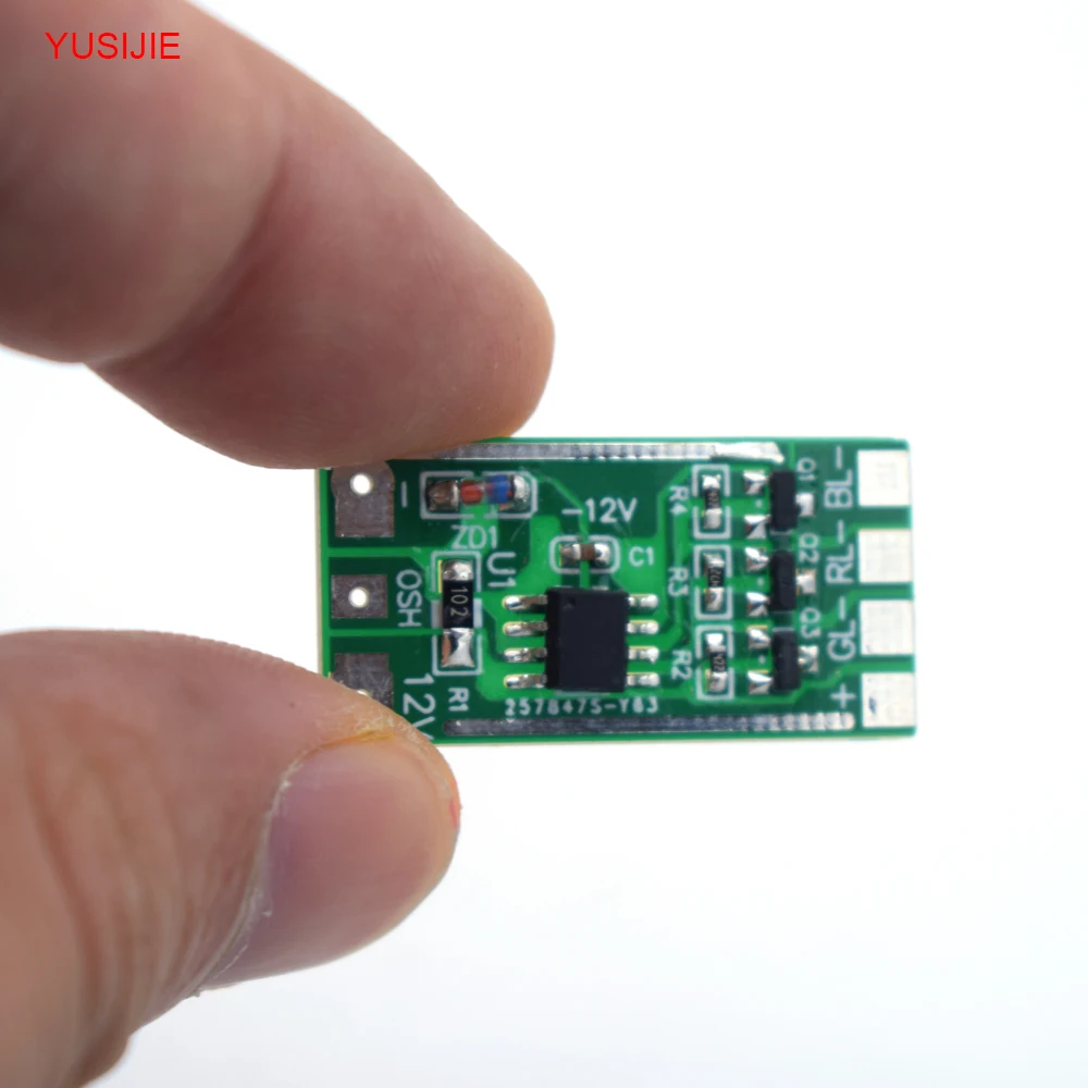 YUSIJIE 5V-12V RGB module 11 mode key switch, Symphony light module, high current drive circuit board LED Driver