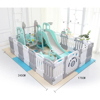 playpen with slide