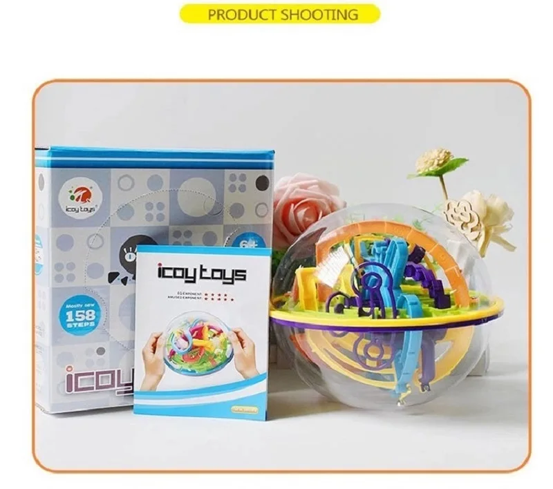 Xc963 Plastic Mini 3d Maze Ball Game Puzzle Toy For Ball Maze 92 158